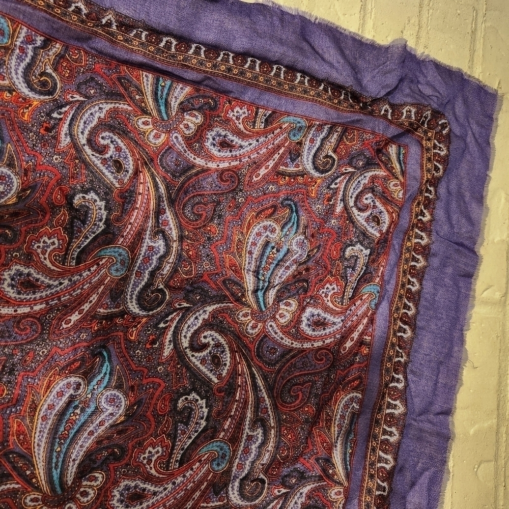 Vintage Scarf 30x30 - Picture 5 of 6